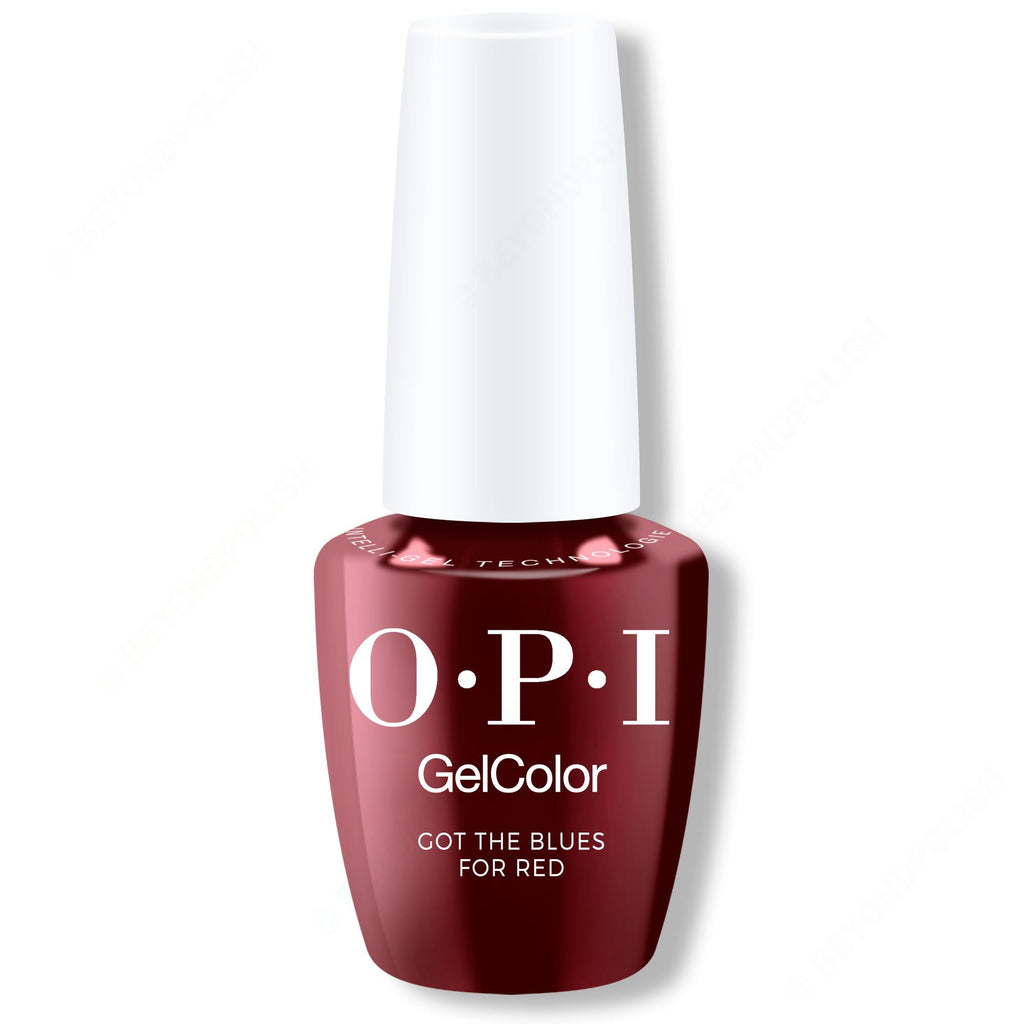 OPI GelColor Intelli-Gel - Got the Blues for Red 0.5 oz - Salon Quality