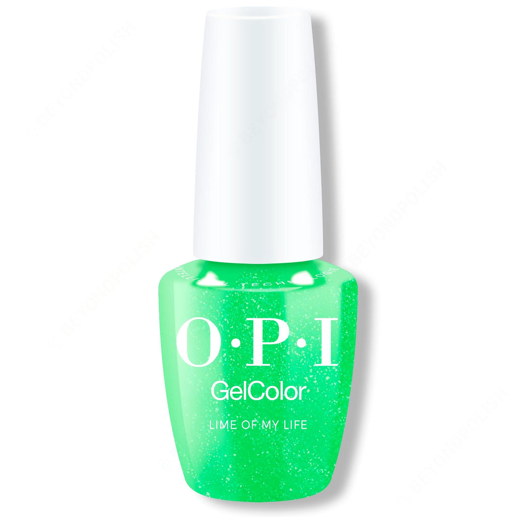 OPI GelColor Intelli-Gel - Lime of My Life 0.5 oz - Salon Quality