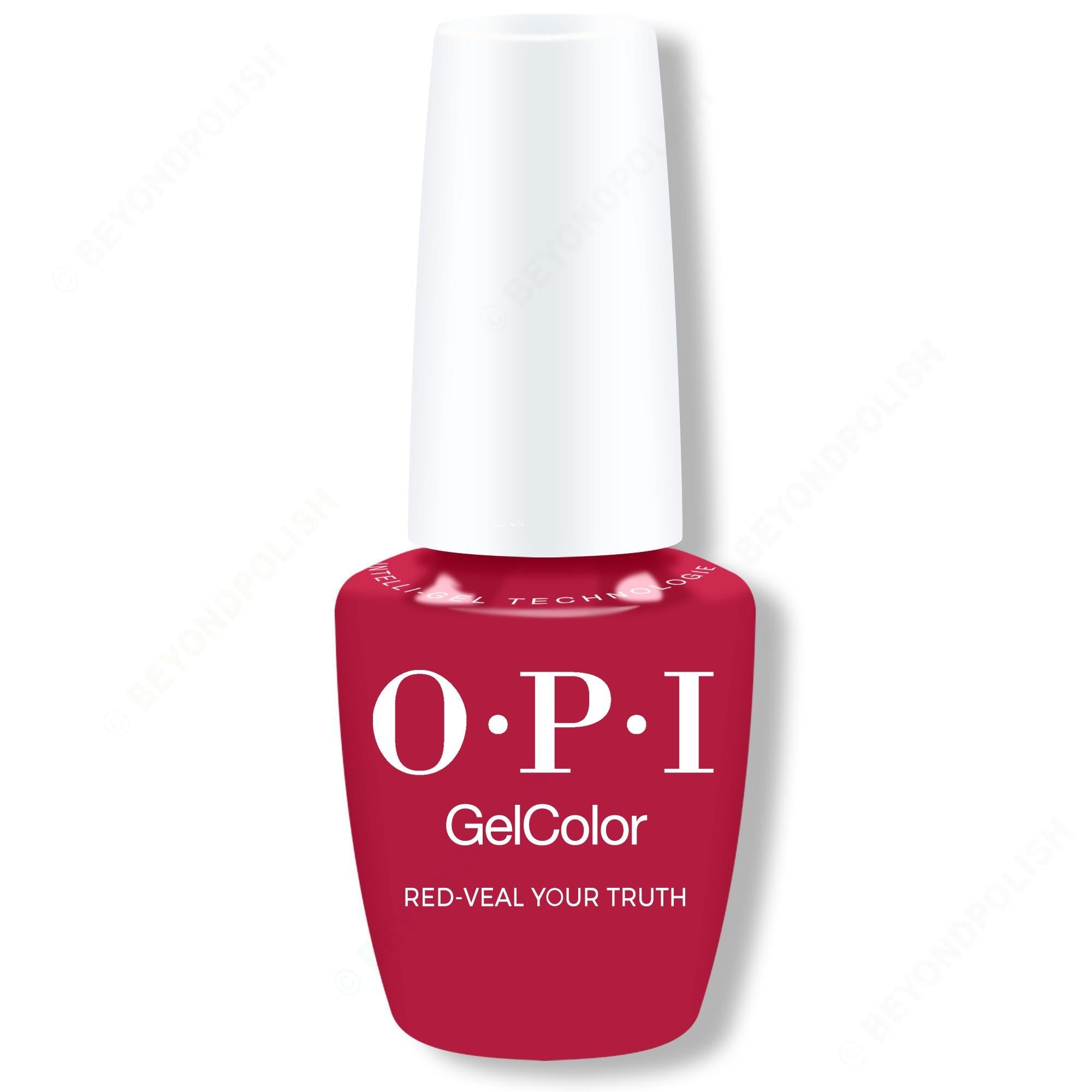 OPI GelColor Intelli-Gel - Red-veal Your Truth 0.5 oz - Salon Quality