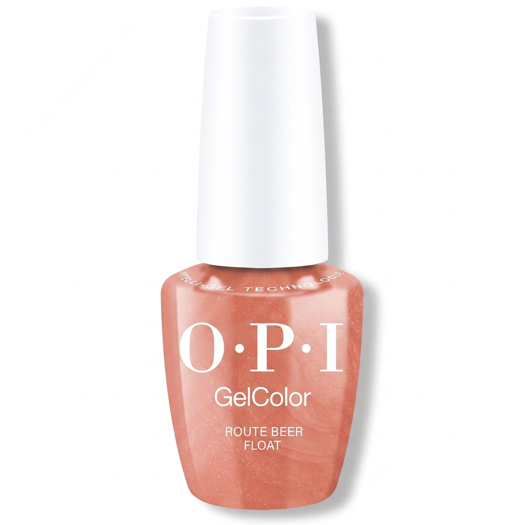 OPI GelColor Intelli-Gel - Route Beer Float 0.5 oz - Salon Quality