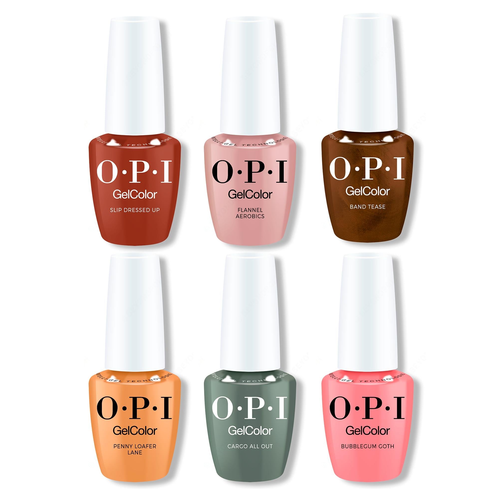 OPI GelColor Intelli-Gel Set - What's Your Mani‑tude GelColor Add-On Kit #1 Collection - Salon Quality