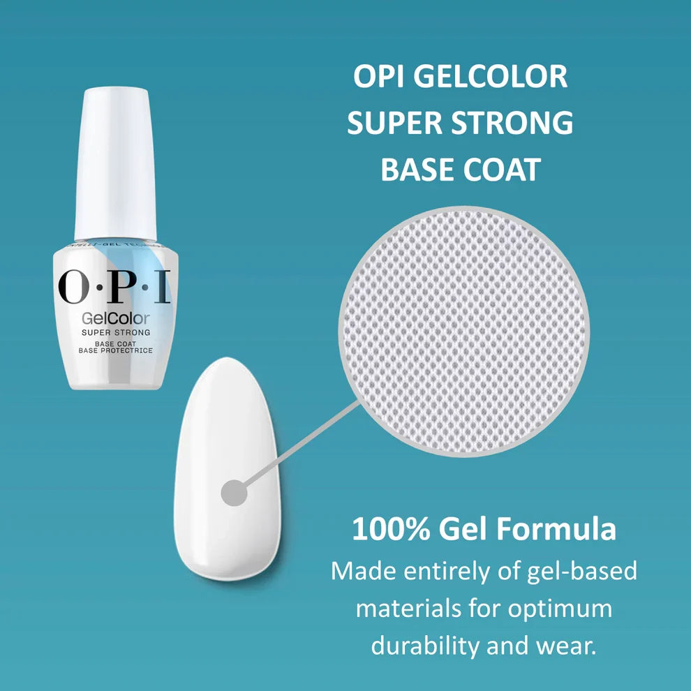 OPI GelColor Intelli-Gel - Super Strong Base Coat 0.5 oz - Salon Quality