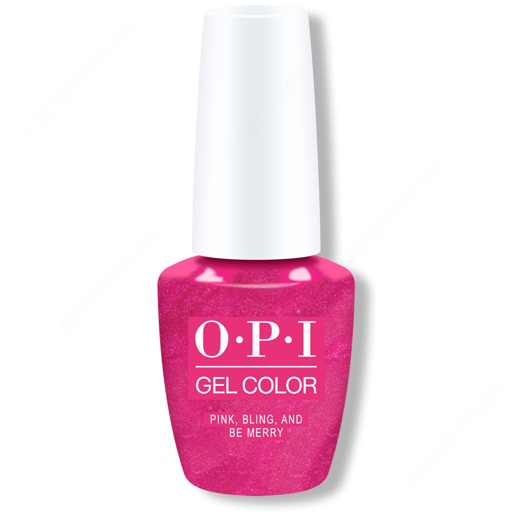 OPI GelColor - Pink, Bling, and Be Merry 0.5 oz - Salon Quality