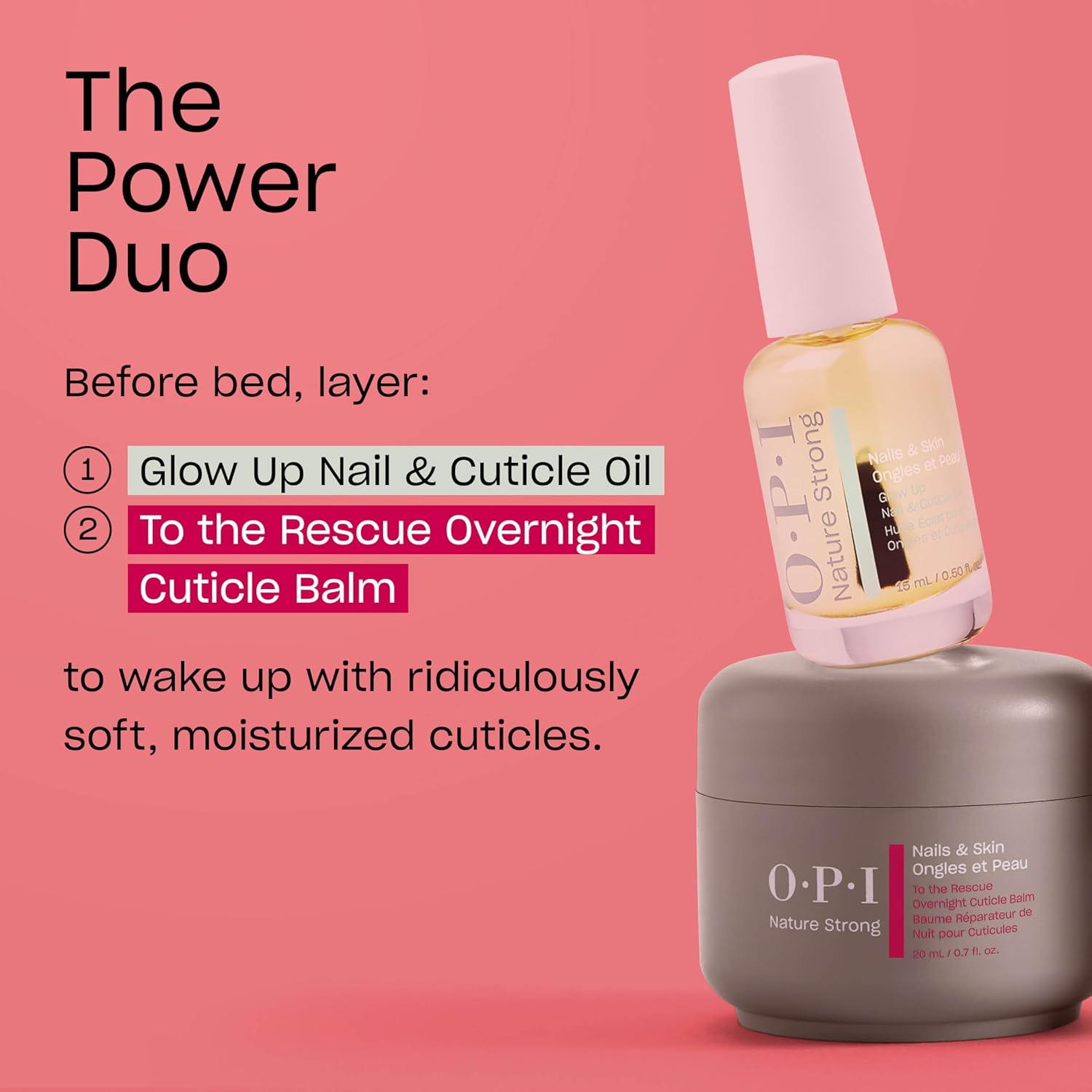 OPI - Glow Up Nail & Cuticle Oil 1 oz - Salon Quality