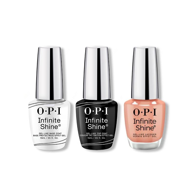 OPI - Infinite Shine Combo - Base, Top & A Sherbert Thing - Salon Quality