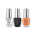 OPI - Infinite Shine Combo - Base, Top & Always Within Peach - Salon Quality