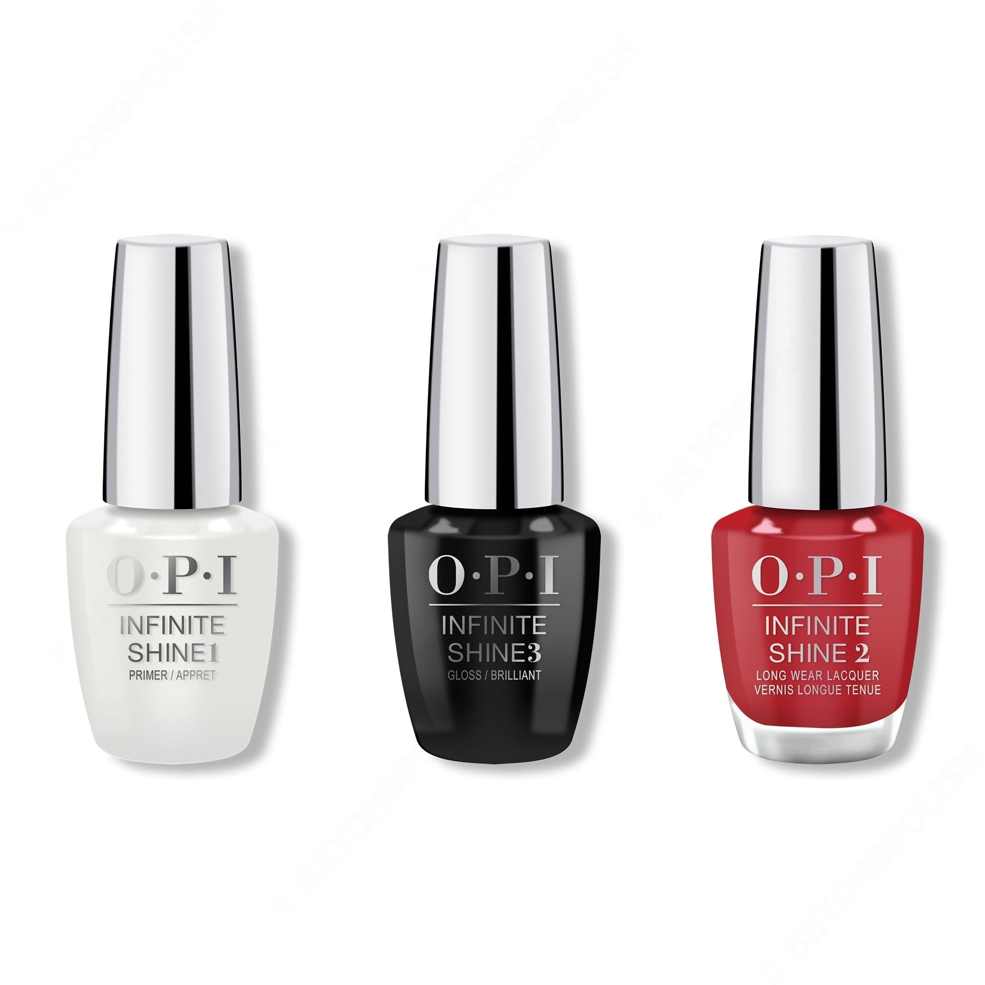 OPI - Infinite Shine Combo - Base, Top & Art Walk in Suzi's Shoes - Salon Quality