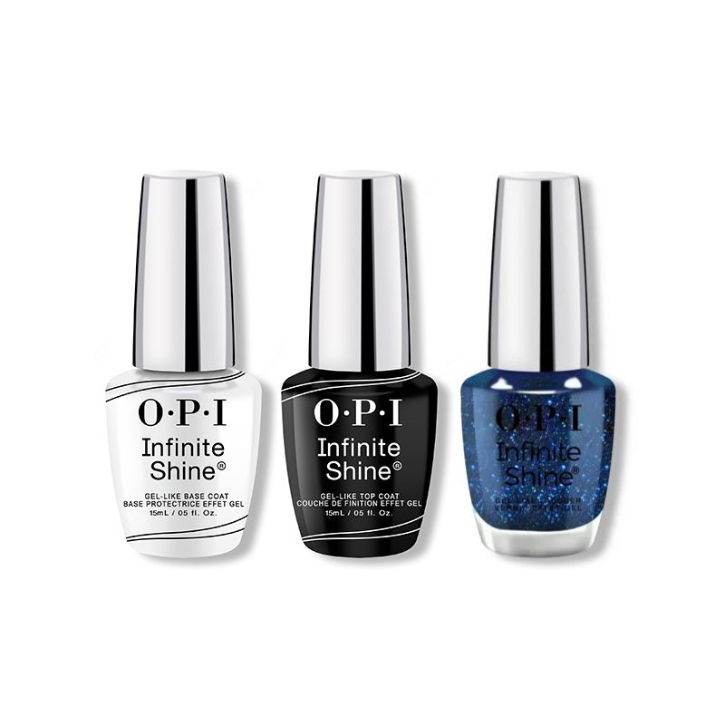 OPI - Infinite Shine Combo - Base, Top & Awe Night Long - Salon Quality