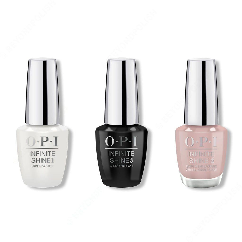 OPI - Infinite Shine Combo - Base, Top & Bare My Soul - Salon Quality
