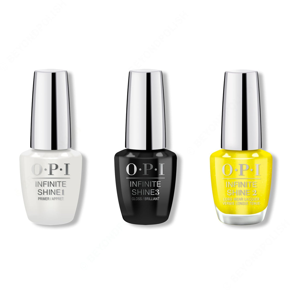 OPI - Infinite Shine Combo - Base, Top & Bee Unapologetic - Salon Quality