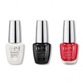 OPI - Infinite Shine Combo - Base, Top & Big Apple Red - Salon Quality