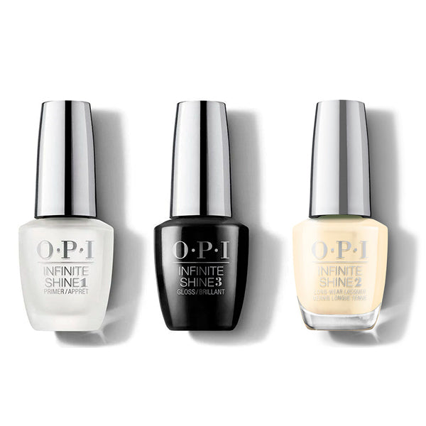 OPI - Infinite Shine Combo - Base, Top & Blinded By The Ring Light - Salon Quality