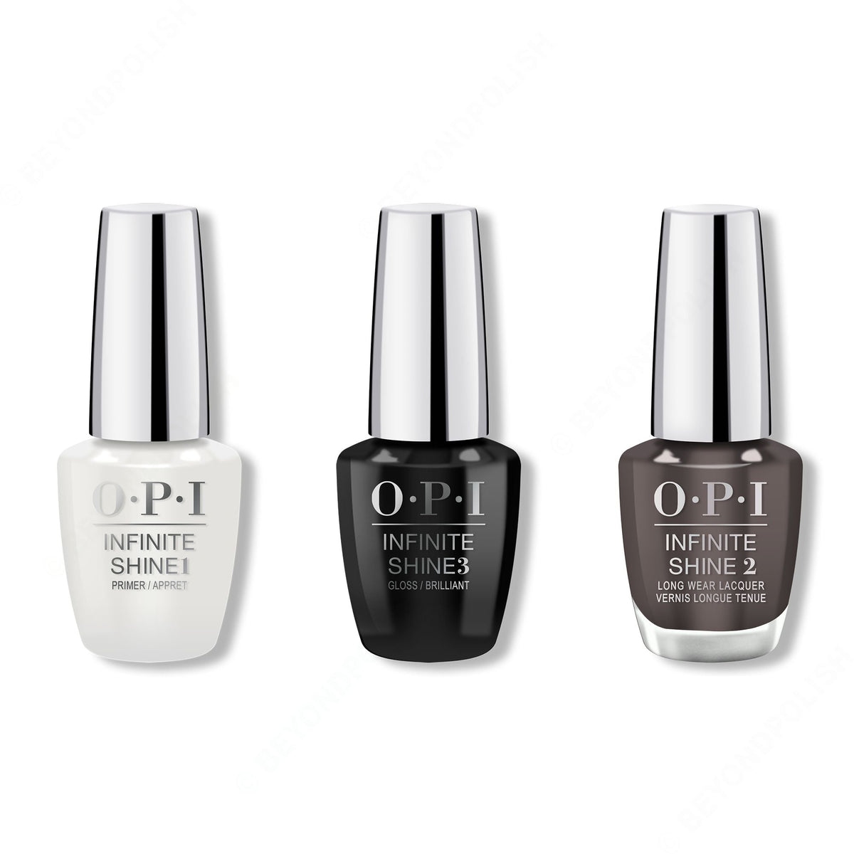 OPI - Infinite Shine Combo - Base, Top & Brown To Earth - Salon Quality