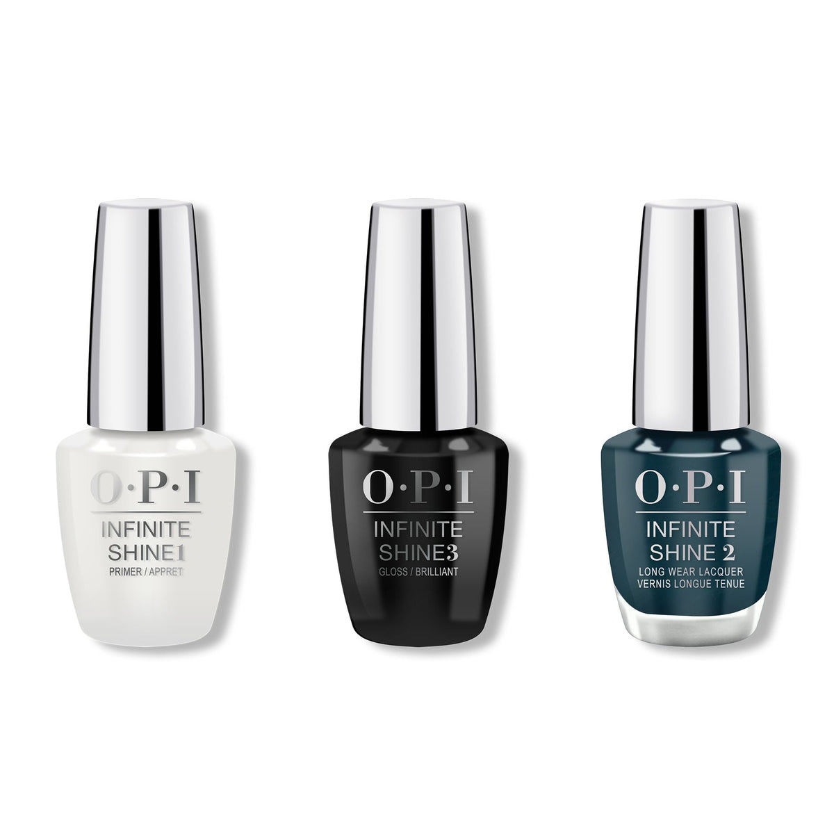 OPI - Infinite Shine Combo - Base, Top & CIA=Color Is Awesome - Salon Quality