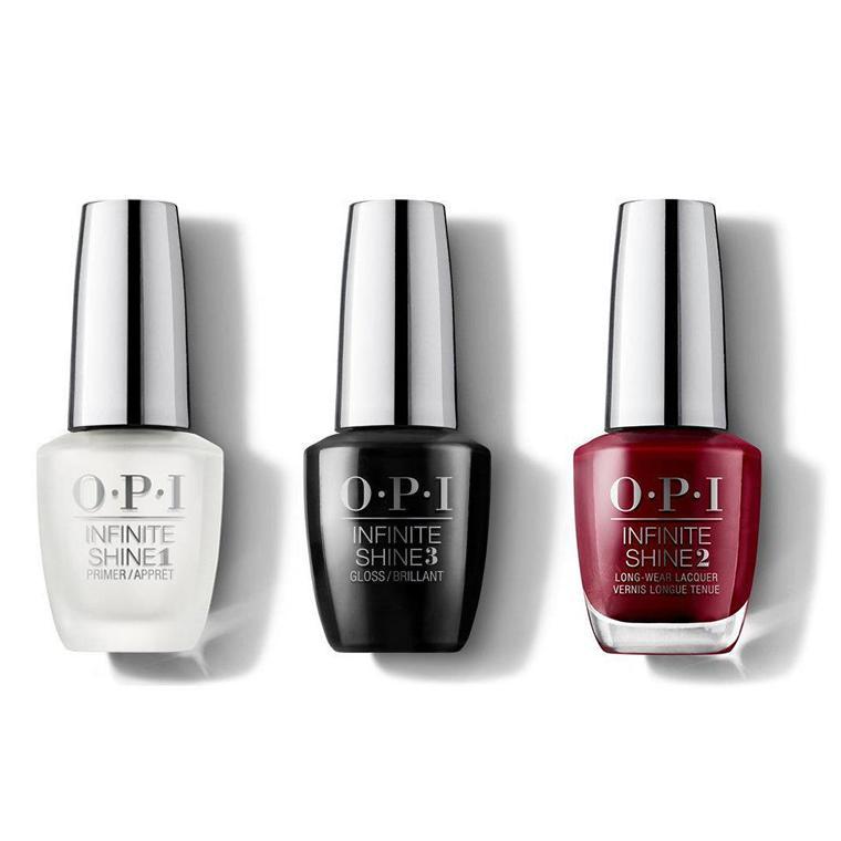 OPI - Infinite Shine Combo - Base, Top & Can't Be Beet! - Salon Quality