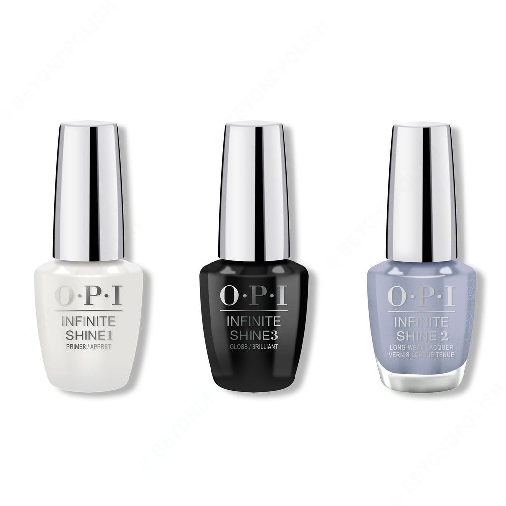 OPI - Infinite Shine Combo - Base, Top & Check Out the Old Geysirs - Salon Quality