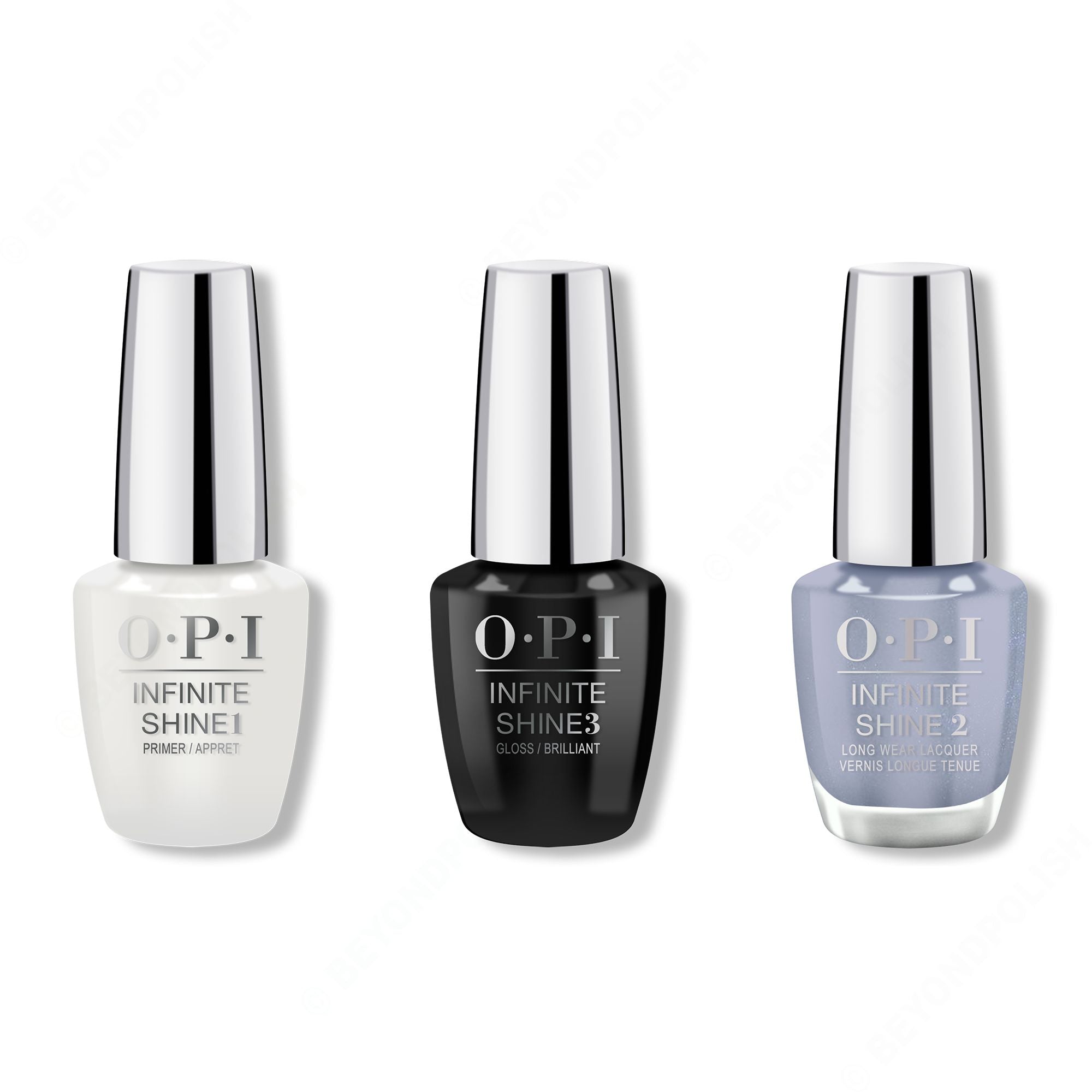 OPI - Infinite Shine Combo - Base, Top & Check Out the Old Geysirs - Salon Quality