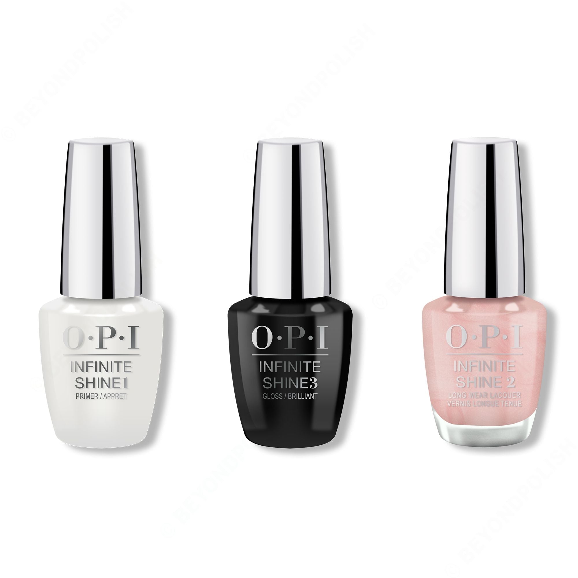 OPI - Infinite Shine Combo - Base, Top & Chiffon-d of You - Salon Quality