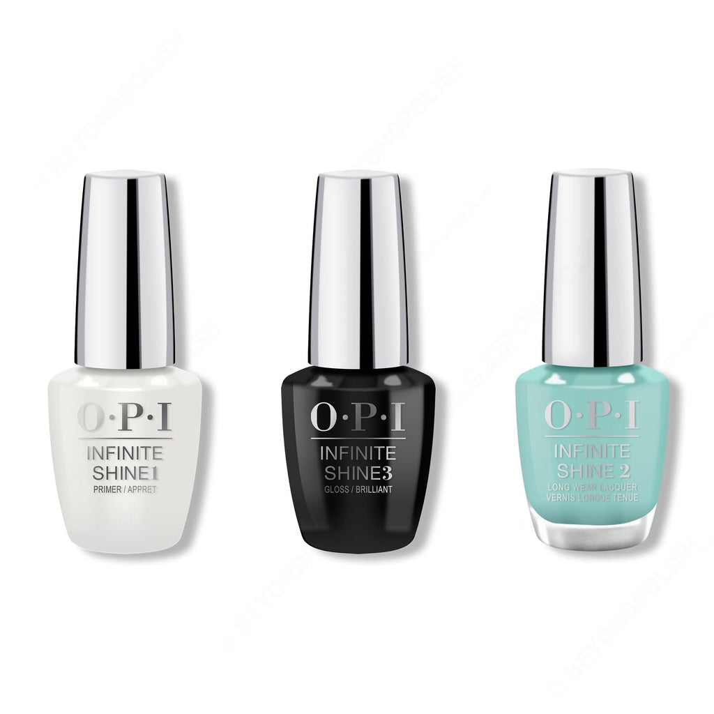 OPI - Infinite Shine Combo - Base, Top & Closer Than You Might Belem 0.5 oz - Salon Quality