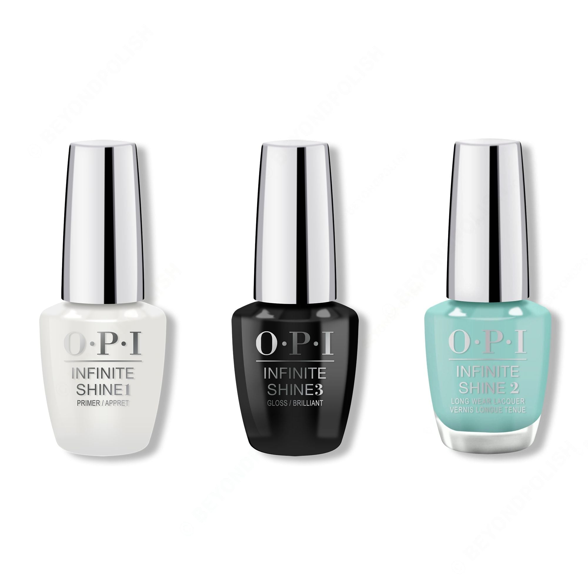 OPI - Infinite Shine Combo - Base, Top & Closer Than You Might Belem 0.5 oz - Salon Quality