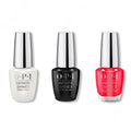 OPI - Infinite Shine Combo - Base, Top & Coco-Cola Red - Salon Quality