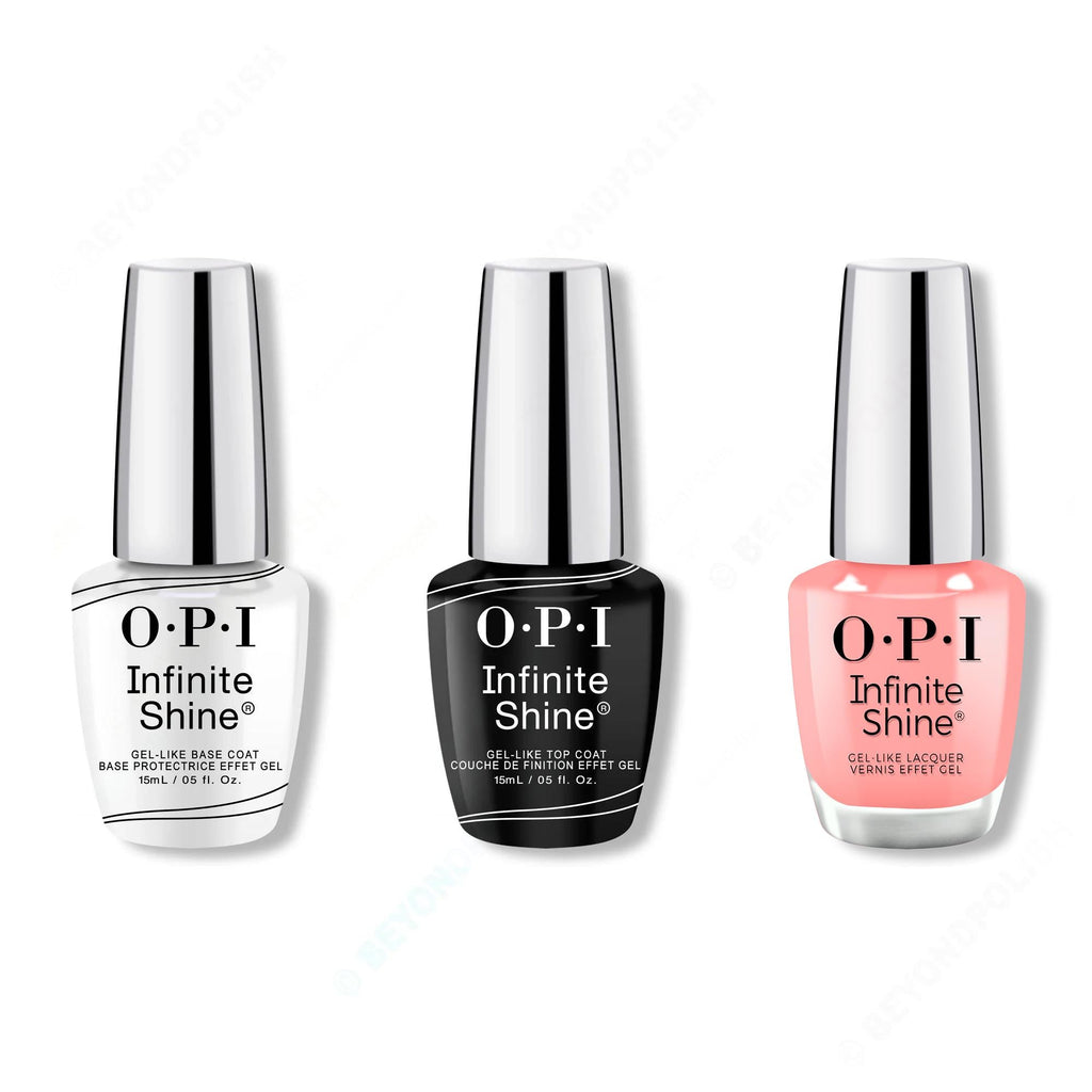 OPI - Infinite Shine Combo - Base, Top & Dulce De Latte - OPIcons Spring 2026 - Salon Quality