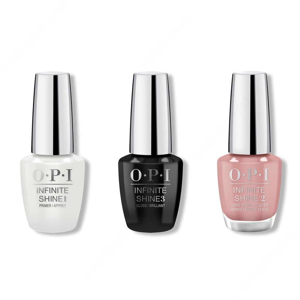 OPI - Infinite Shine Combo - Base, Top & Dulce De Leche - Salon Quality