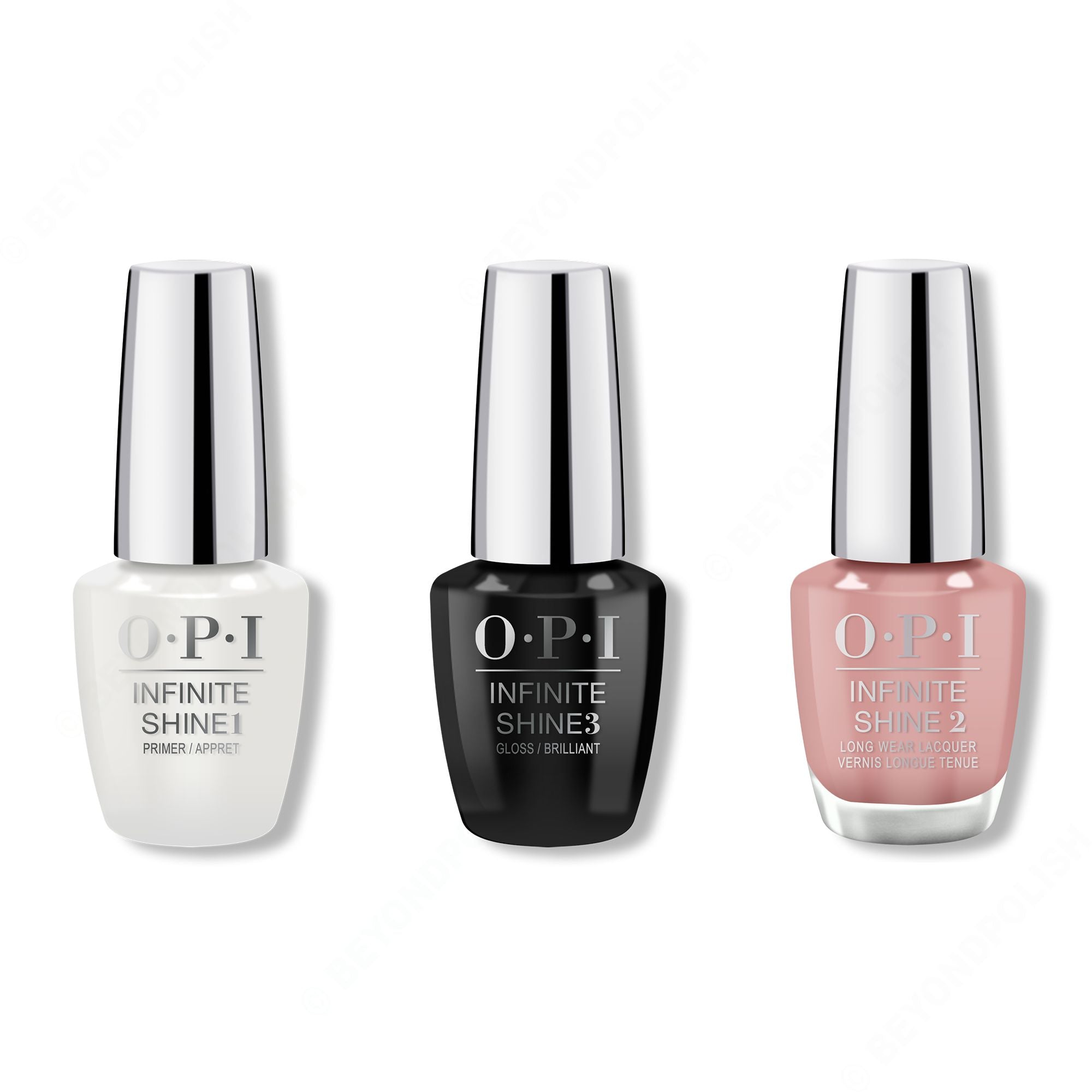 OPI - Infinite Shine Combo - Base, Top & Dulce De Leche - Salon Quality