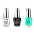 OPI - Infinite Shine Combo - Base, Top & Follow the Ice Green Truck - Salon Quality