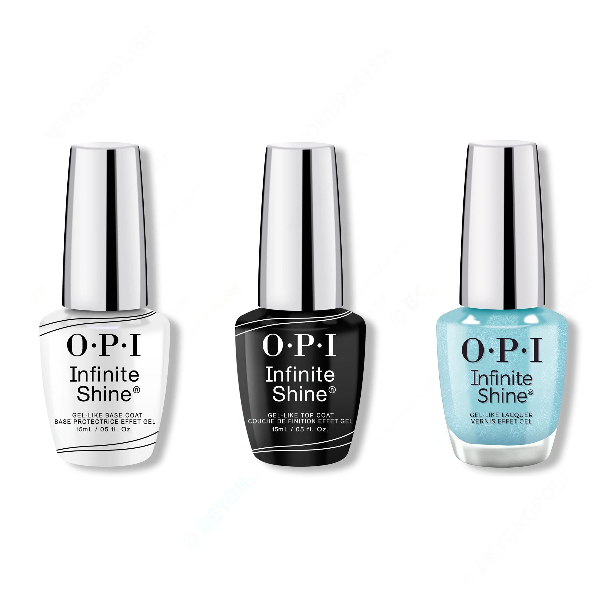 OPI - Infinite Shine Combo - Base, Top & From Head to Doze - Salon Quality