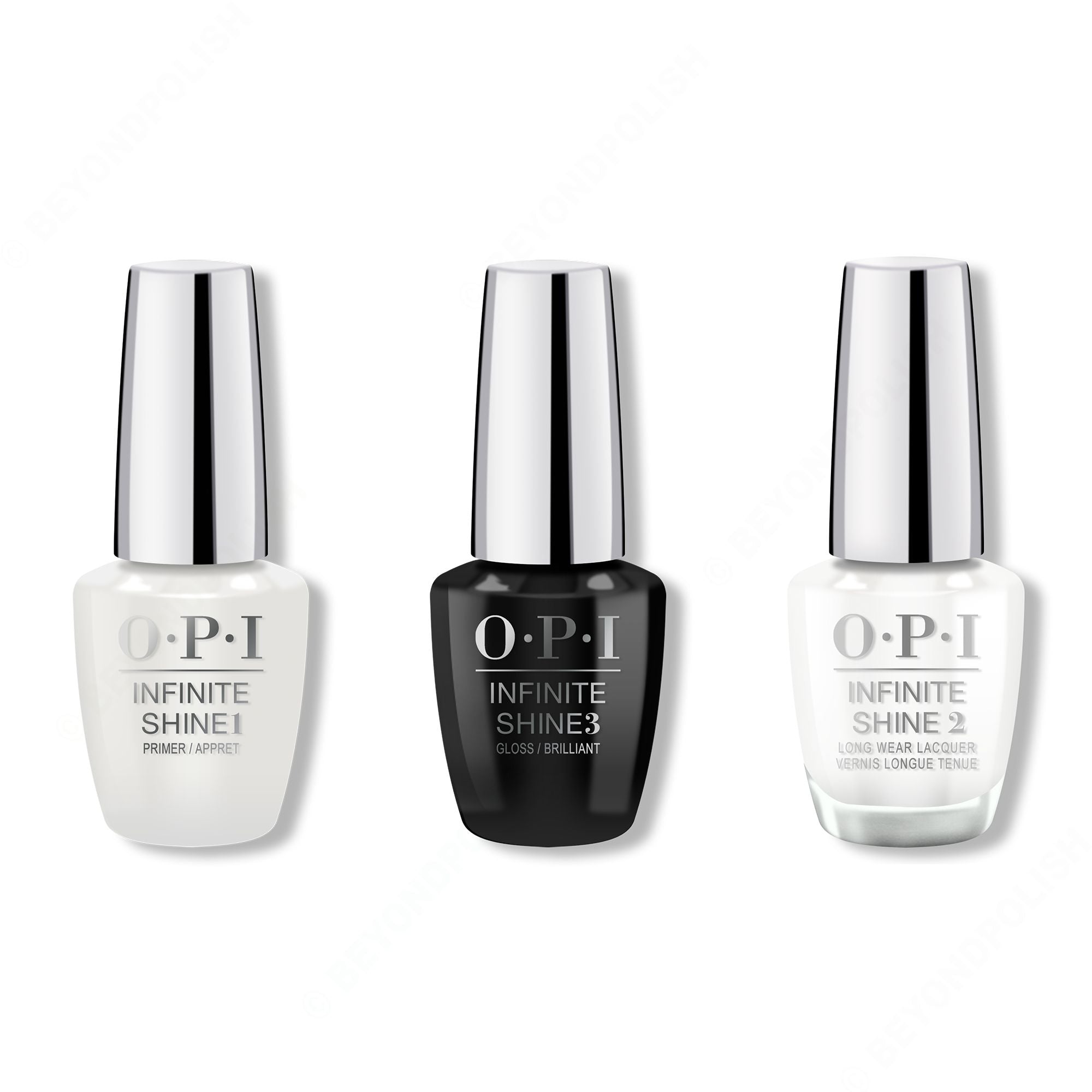 OPI - Infinite Shine Combo - Base, Top & Funny Bunny - Salon Quality