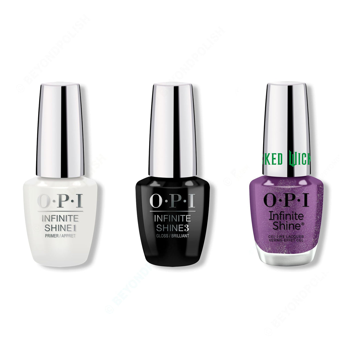 OPI - Infinite Shine Combo - Base, Top & Head Shizstress - Salon Quality