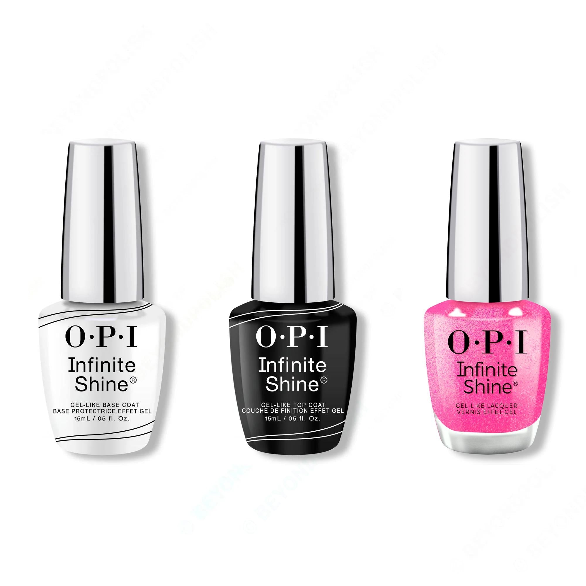 OPI - Infinite Shine Combo - Base, Top & I'm Not Really an Influencer - OPIcons Spring 2026 - Salon Quality