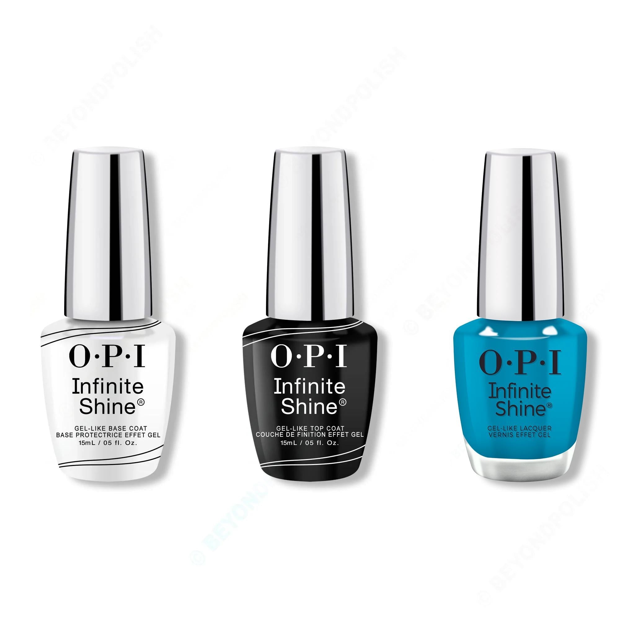 OPI - Infinite Shine Combo - Base, Top & It's in Your Jeans - Salon Quality