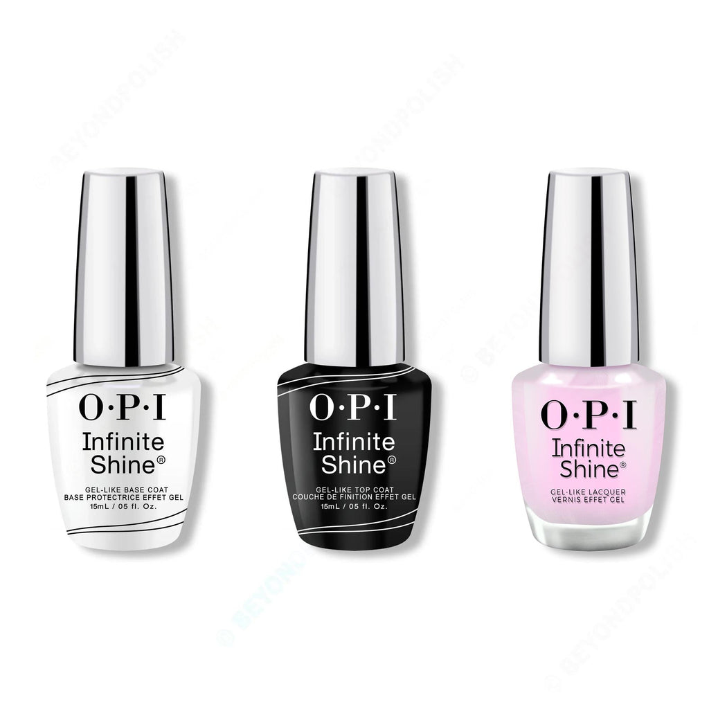OPI - Infinite Shine Combo - Base, Top & Kyoto Oyster - OPIcons Spring 2026 - Salon Quality