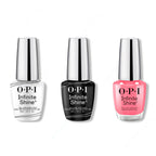 OPI - Infinite Shine Combo - Base, Top & Lei Out in the Sun - Salon Quality