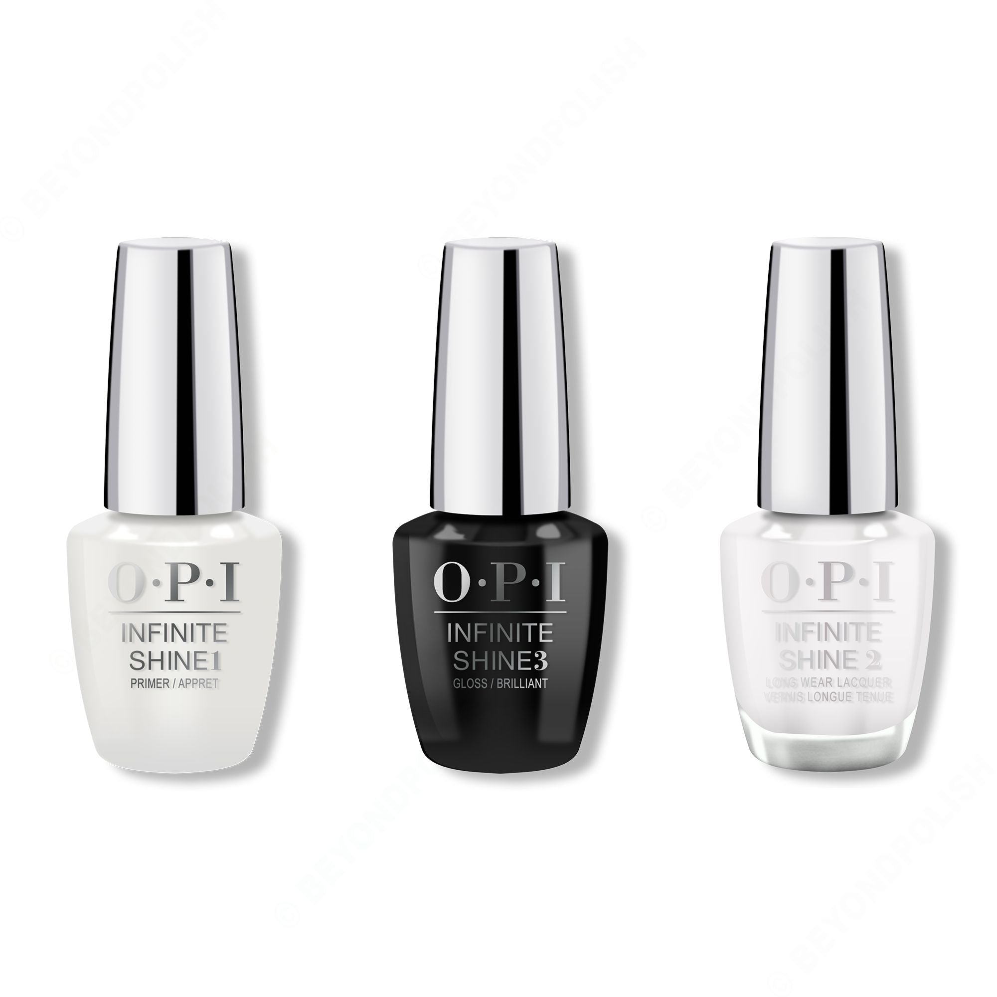 OPI - Infinite Shine Combo - Base, Top & Less is Norse - Salon Quality