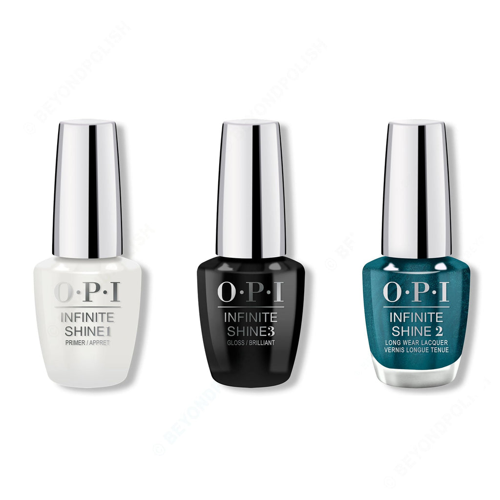 OPI - Infinite Shine Combo - Base, Top & Let's Scrooge - Salon Quality
