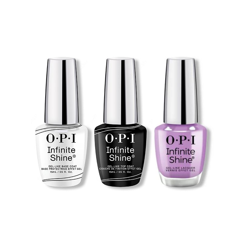 OPI - Infinite Shine Combo - Base, Top & Lush Hour - Salon Quality