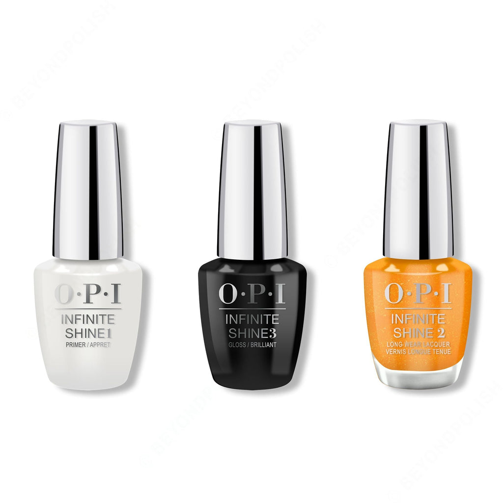 OPI - Infinite Shine Combo - Base, Top & Mango for It - Salon Quality