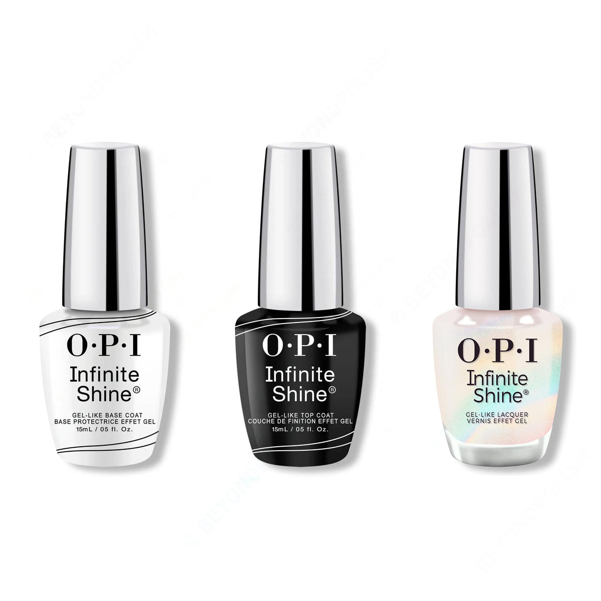 OPI - Infinite Shine Combo - Base, Top & MarshmelloOo So Sweet - Salon Quality