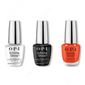 OPI - Infinite Shine Combo - Base, Top & Mini Plaid Flirt - Salon Quality