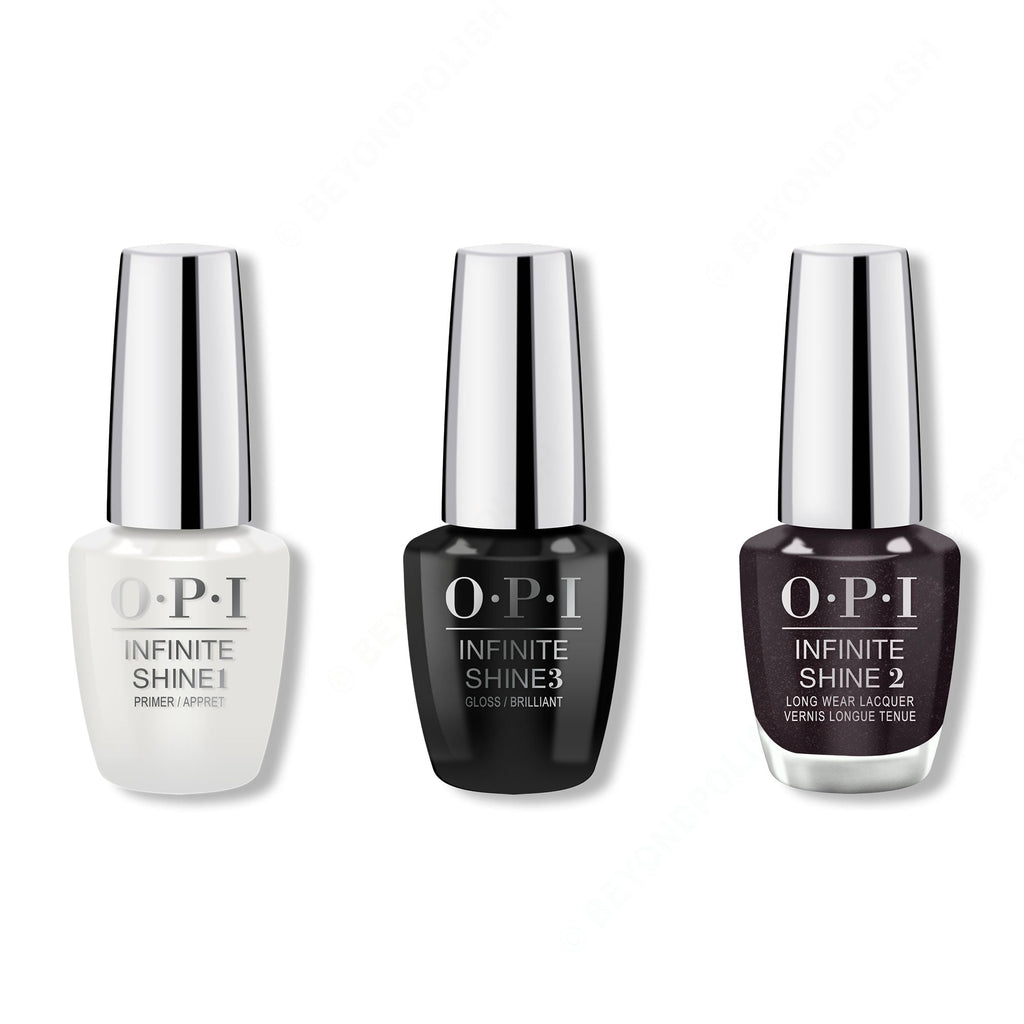 OPI - Infinite Shine Combo - Base, Top & My Private Jet - Salon Quality