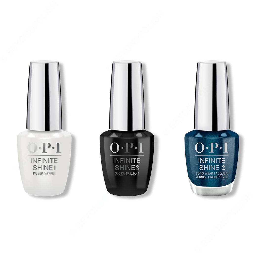 OPI - Infinite Shine Combo - Base, Top & Nessie Plays Hide & Sea-k - Salon Quality