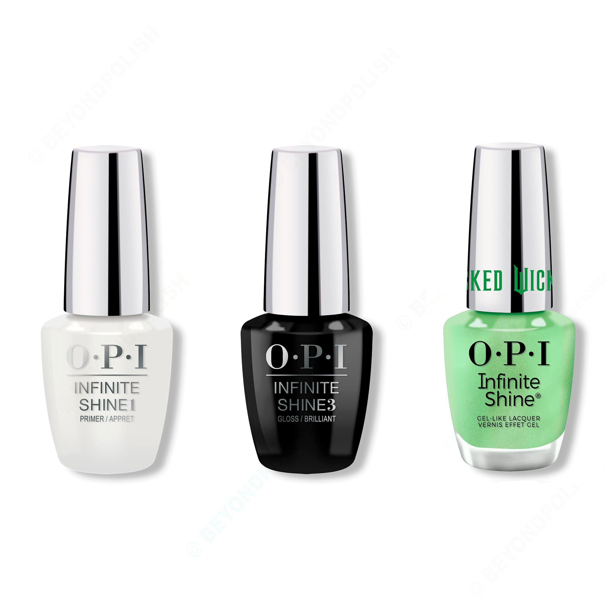 OPI - Infinite Shine Combo - Base, Top & OPI'm Phosphorescent! - Salon Quality