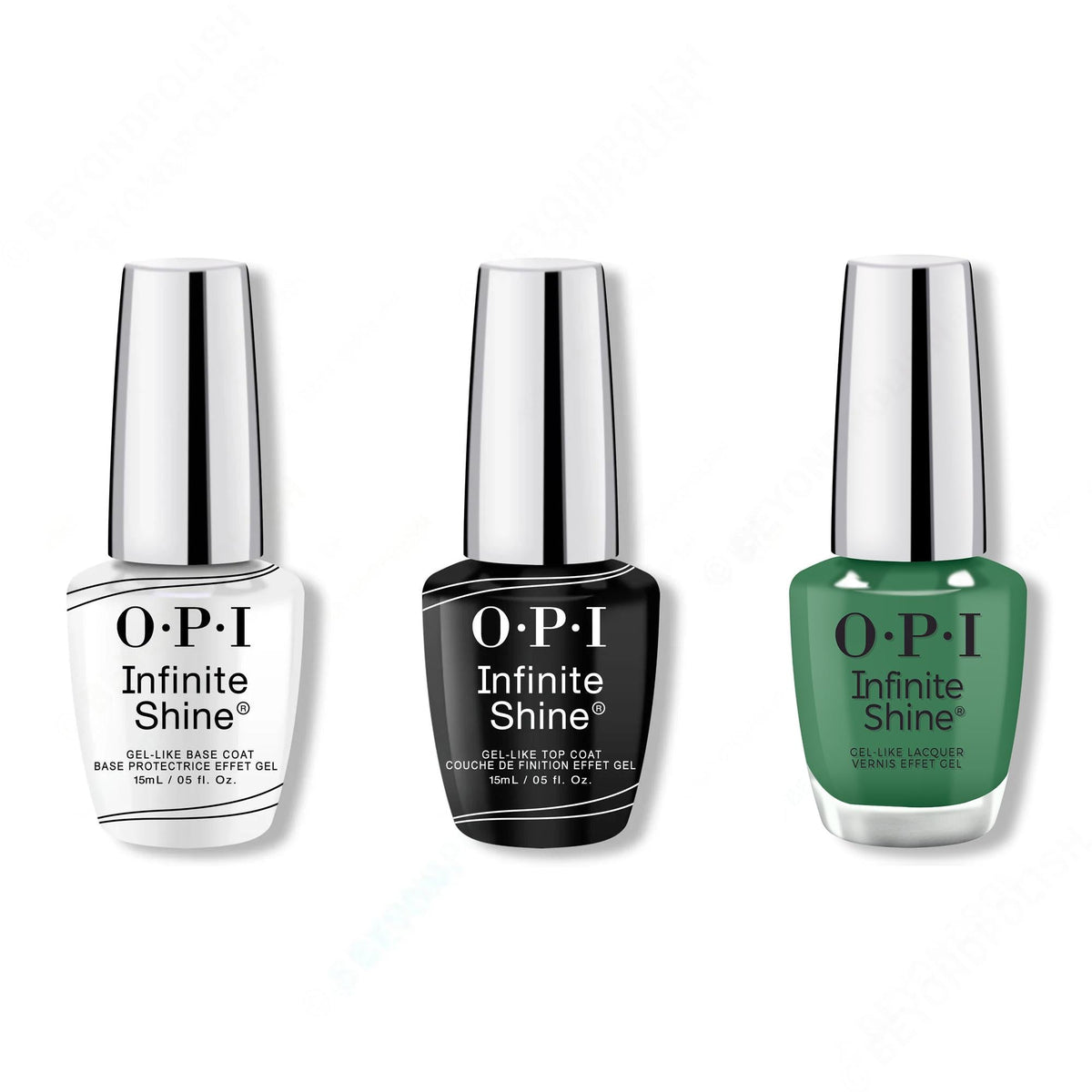 OPI - Infinite Shine Combo - Base, Top & OPI'm a Supermodel - Salon Quality