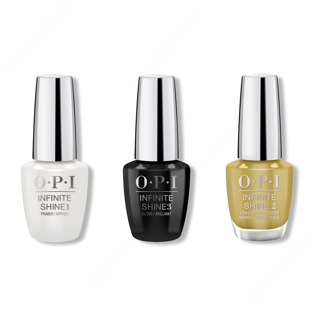 OPI - Infinite Shine Combo - Base, Top & Ochre To The Moon - Salon Quality