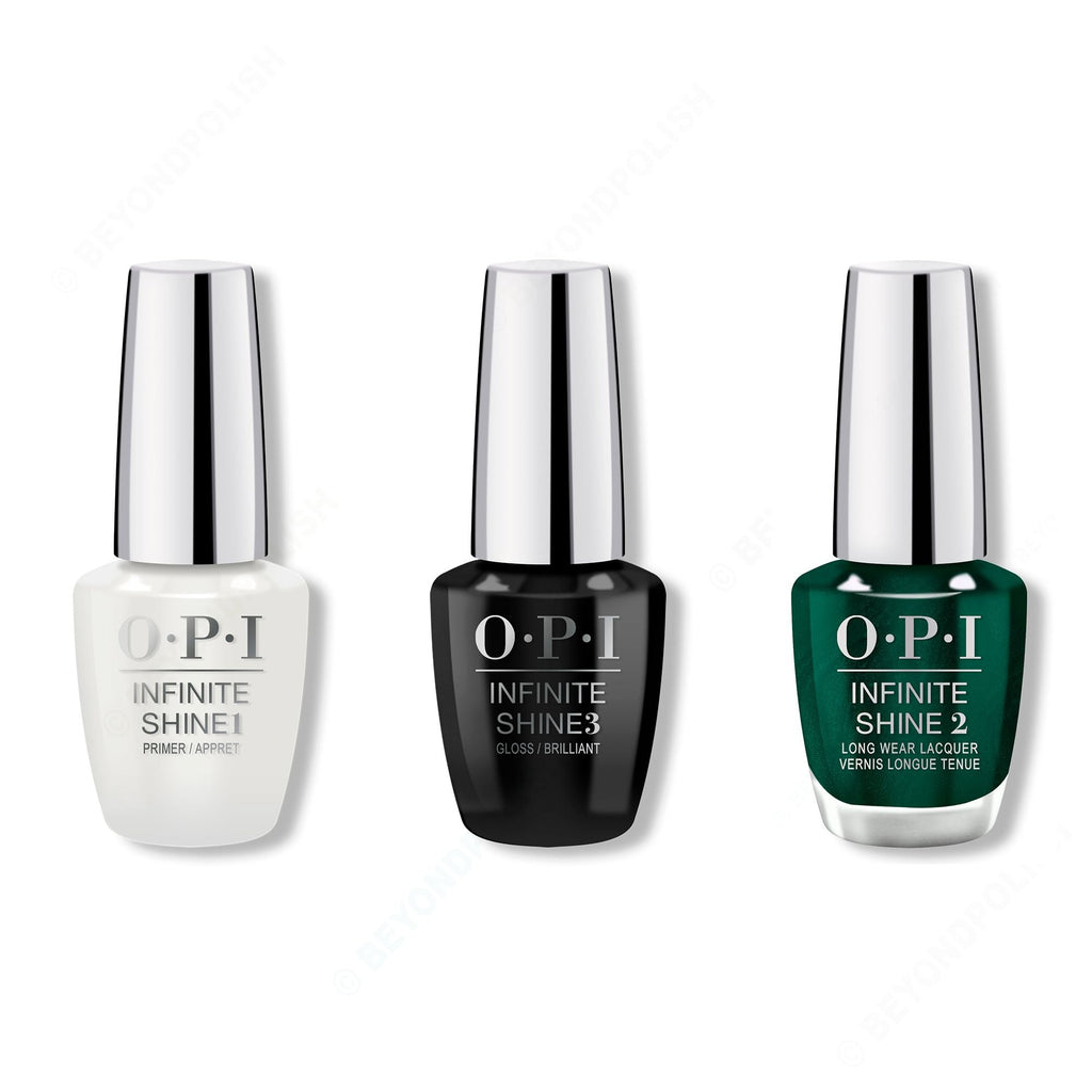 OPI - Infinite Shine Combo - Base, Top & Peppermint Bark and Bite - Salon Quality