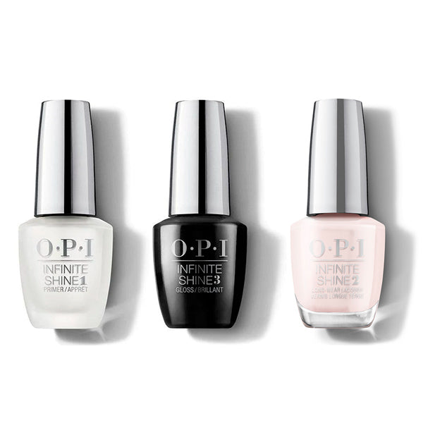 OPI - Infinite Shine Combo - Base, Top & Pink In Bio - Salon Quality