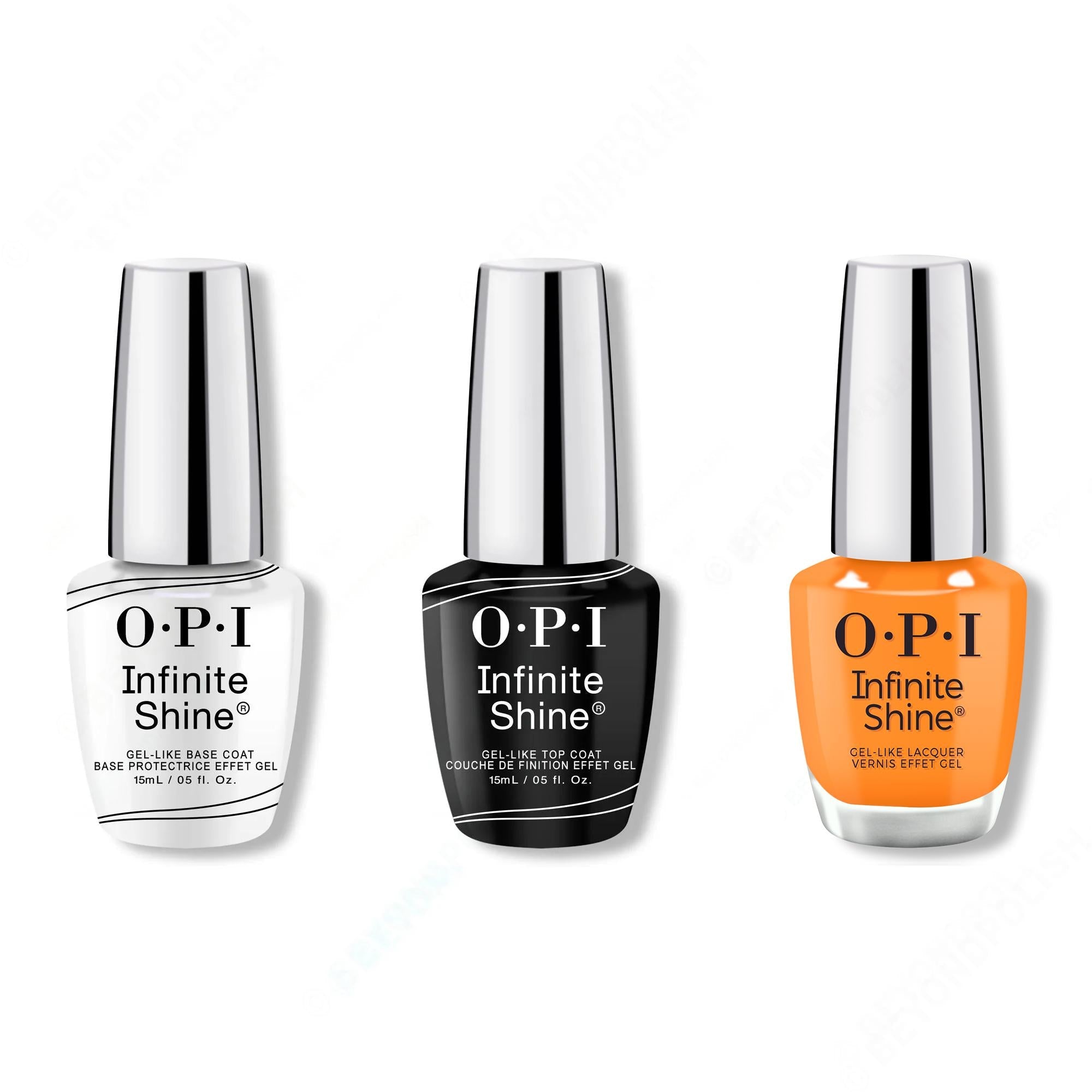 OPI - Infinite Shine Combo - Base, Top & Rollerbabe - Salon Quality